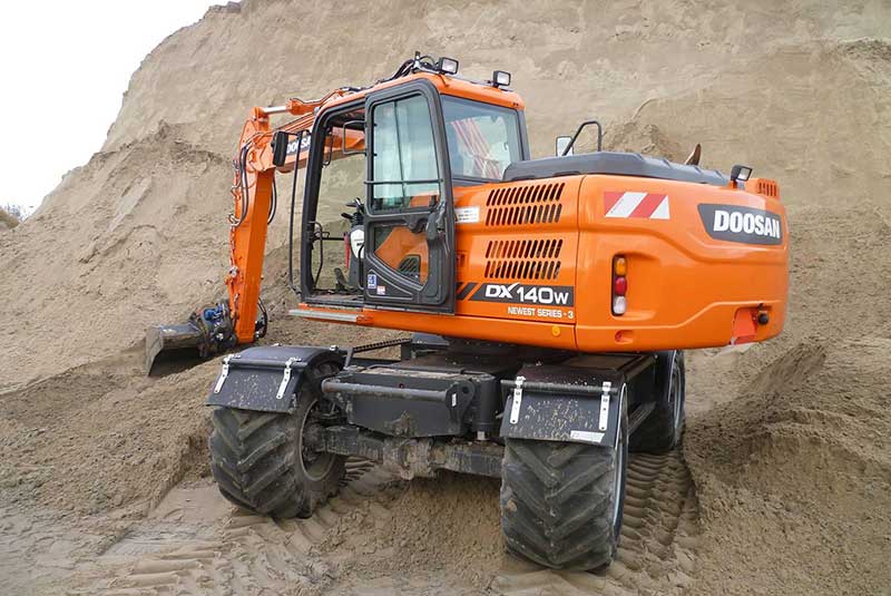 Doosan DX140W Wheel Excavator